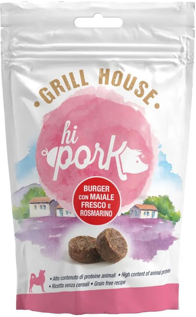 Kit Risparmio 6x60G Hi Pork Dog Snack Burger MAIALE