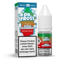 Apple & Cranberry Ice 10ml 20mg NicSalt Liquid by Dr. Frost