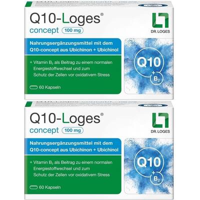 Q10-Loges concept 100 mg Kapseln 2x 2x60 St