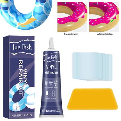 Fusion Finds Transparent Inflatable Repair Patch Kit For Air Mattress, Pool Liner & PVC Repair Transparent Inflatable Repair Patch Kit For Air Mattress, Pool Liner & PVC Repair