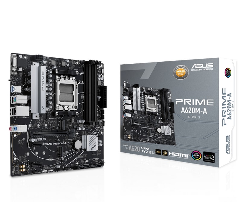 ASUS PRIME A620M-A-CSM mATX Mainboard - Sockel AM5