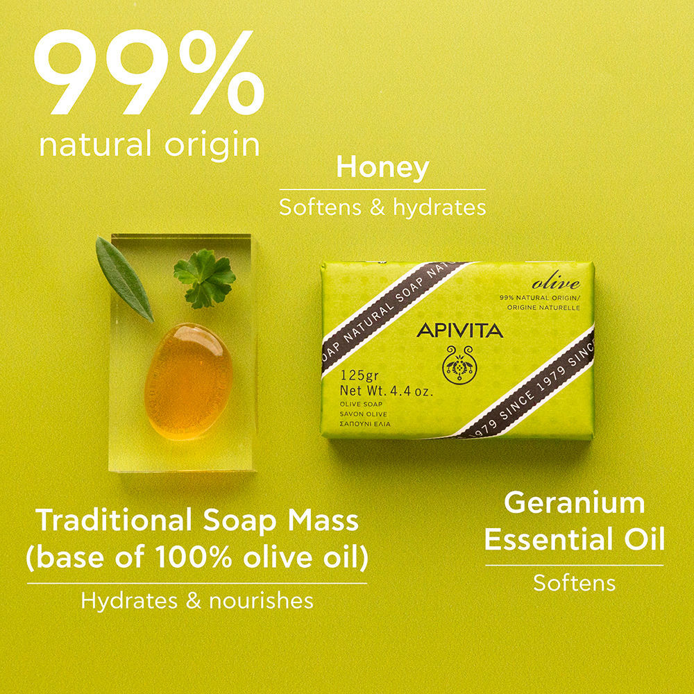 Apivita Sapone Naturale all’oliva