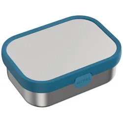 Mepal CAMPUS Edelstahl-Brotdose mit Gabel - Cool Blue