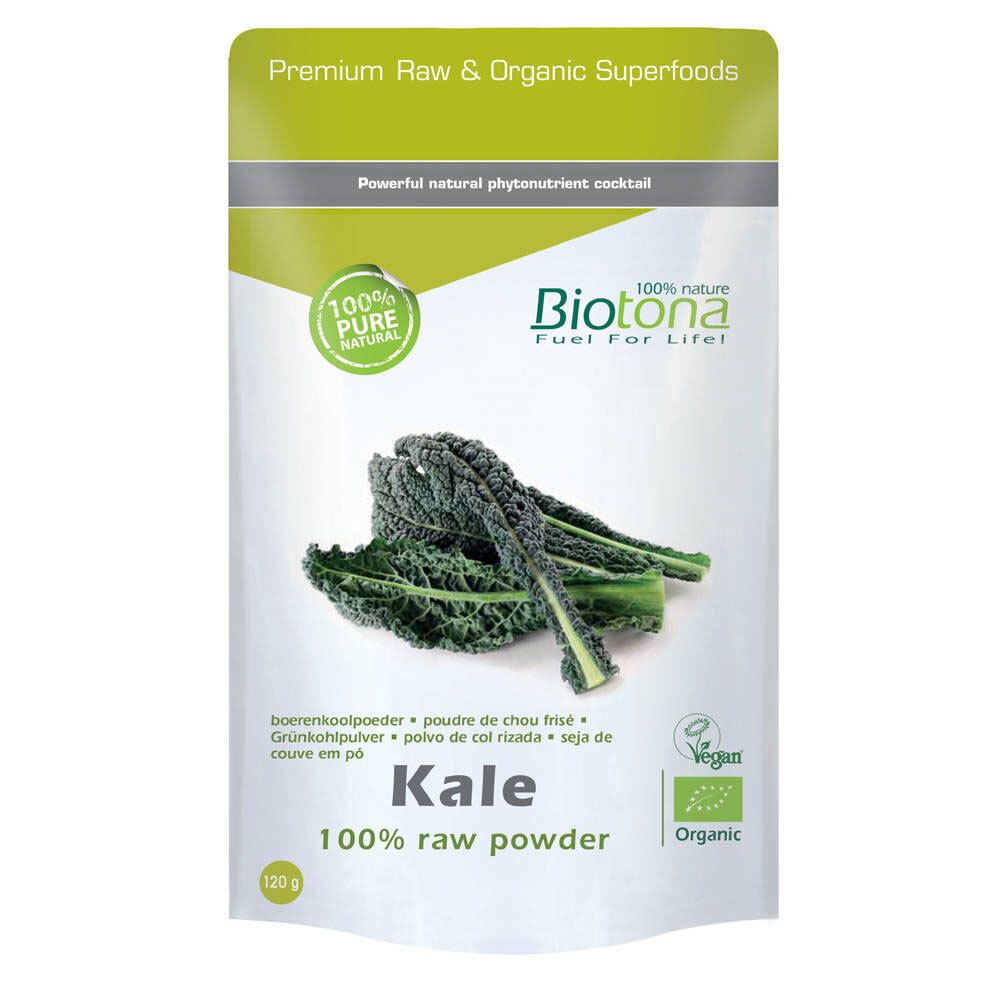 Biotona Kale Raw Powder 120g 120 g Pulver