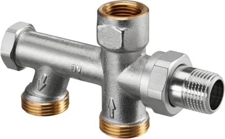 Oventrop Pièce de raccordement Oventrop Uno 1013162 DN 15xG 3/4 AG, avec raccord à vis en laiton