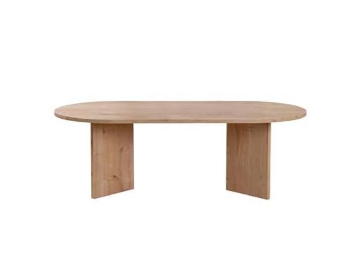Hanah Home Couchtisch aus Holz Sable - 60 x 119 x 40 cm - Eiche Saphir
