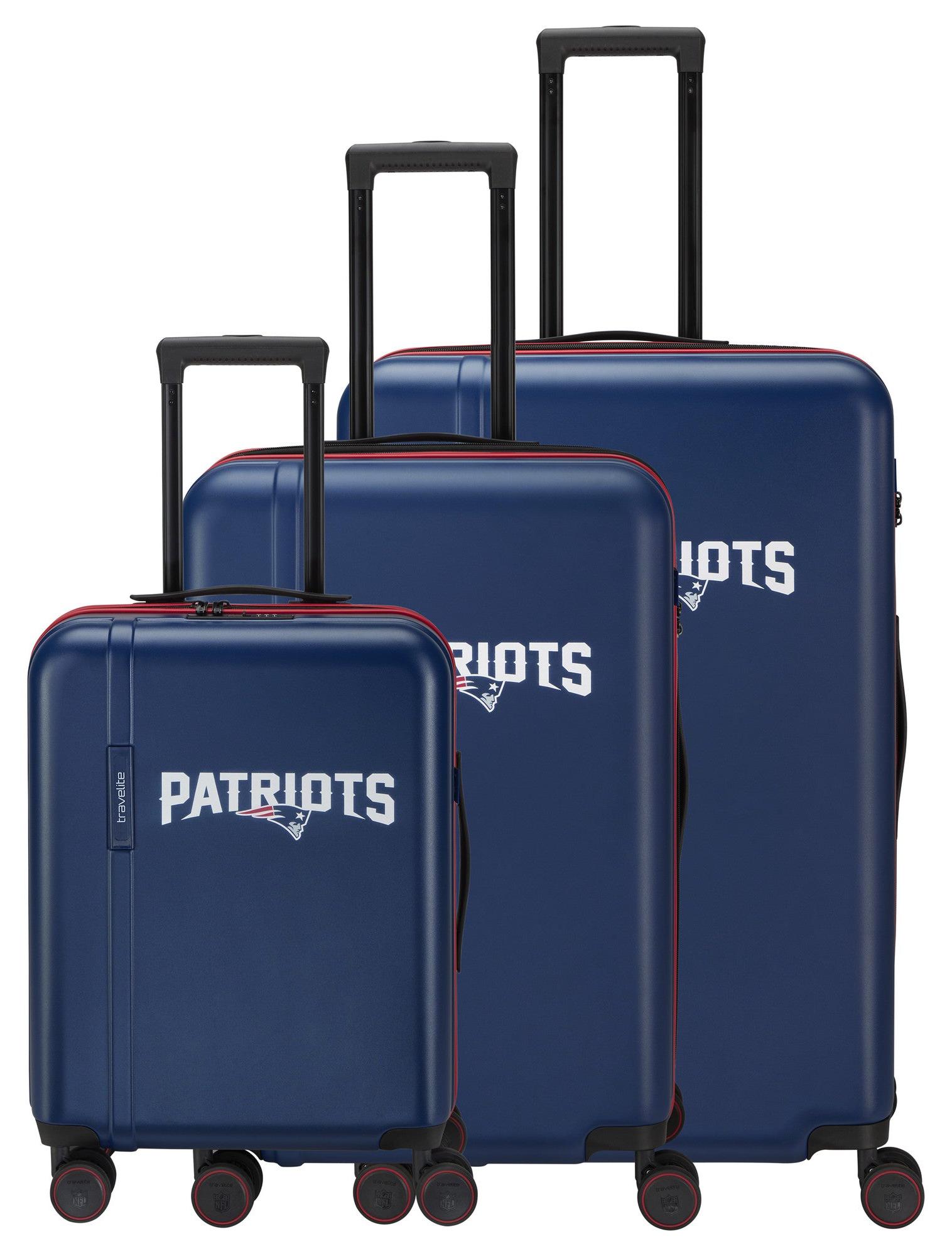 Travelite NFL - 4-Rollen-Trolley Set 3tlg. (New England Patriots)