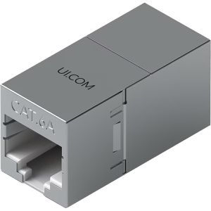 UbiQuiti Netzwerkkabel-Verbinder Cat 6A, RJ45-Buchse / RJ45-Buchse, Mini, 10 Stück