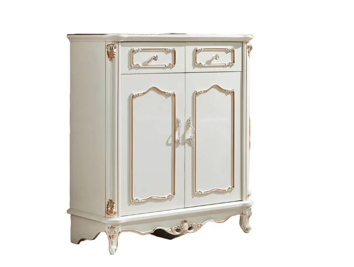 Xlmoebel Kommode Weißes Holzsideboard mit Schubladen für modernes Wohnen (1 St., Kommode), Hergestellt in Europa