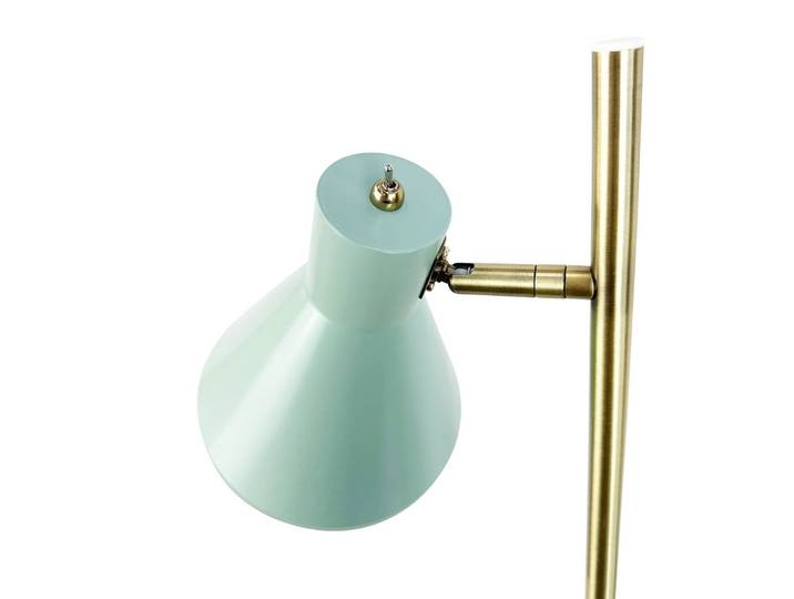Dyberg Larsen Designer Stehlampe Sleep, grün, für Wohn- / Esszimmer, Metall, Design