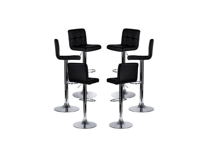 6er Set Casper Hocker - Schwarz