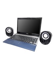 Equip Stereo 2.0 Lautsprecher für PC 3 Watt Schwarz / Weiß (245333)