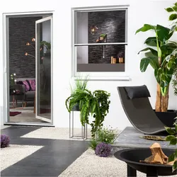 Insektenschutz-Alu-Fensterrollo Bausatz "SMART" 160x160 cm in Weiß