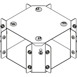Legrand MGR33AGX Salamandre IP30 trunking 75x75mm crossover