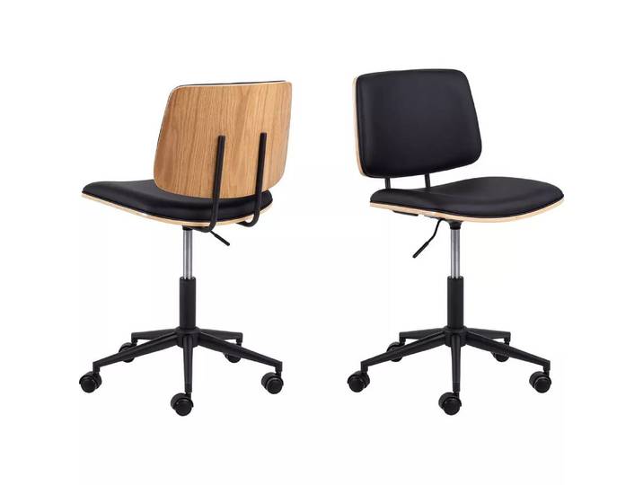 mutoni - Bürostuhl Ovon (1 Stück), One Size, Schwarz