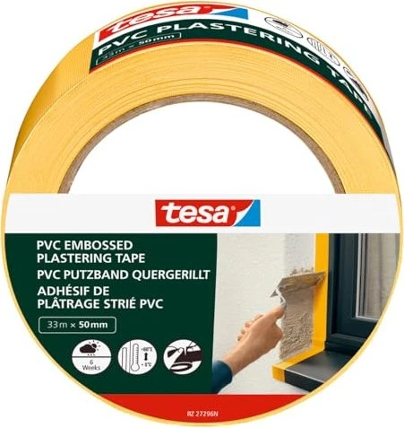 tesa PUTZ Gewebeband gelb 50,0 mm x 33,0 m 1 Rolle