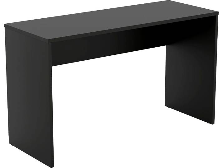 Schreibtisch HOME AFFAIRE AGAPI , schwarz (schwarz, schwarz, schwarz), B:130cm H:75cm T:50cm, Tische, Schreibtisch, Breite 130, Computertisch im modernen Design & viel Arbeitsfläche