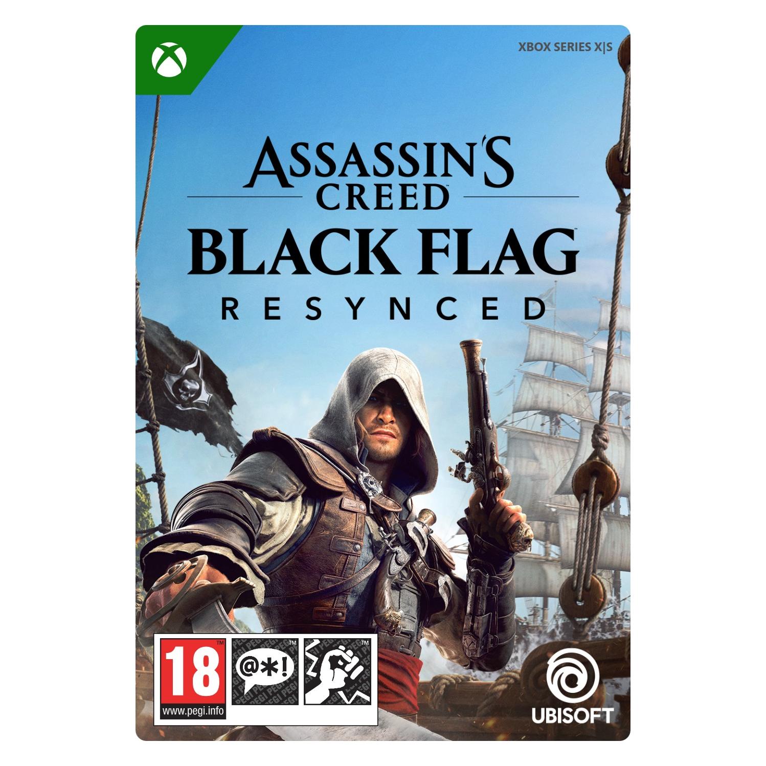 Microsoft Xbox Assassins Creed Black Flag Resynced Download Code (EP2-68153)