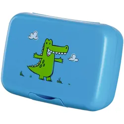 Leonardo Brotdose blau Krokodil Bambini