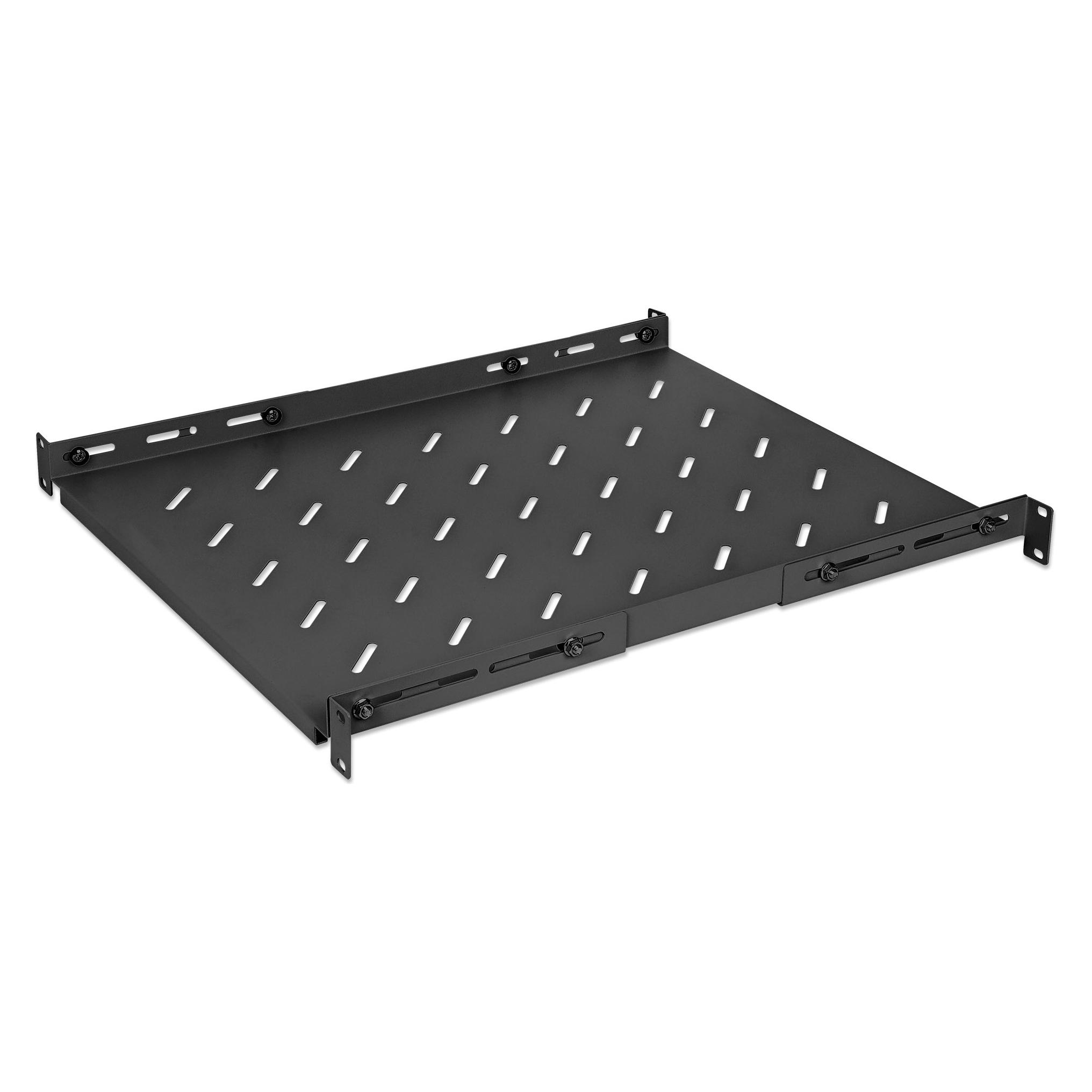 Intellinet 19"Fachboden variable Schienen 550mm tief schwarz (714112)