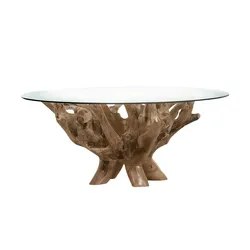 Couchtisch   ¦ holzfarben ¦ Maße (cm): H: 46  Ø: 110.0