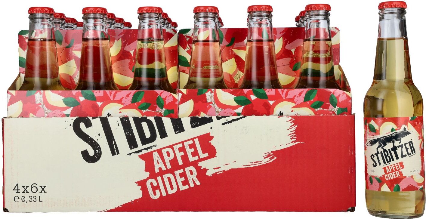 Stibitzer Cider Stibitzer Apfel Cider 4,5% Vol. 4x6x0,33l