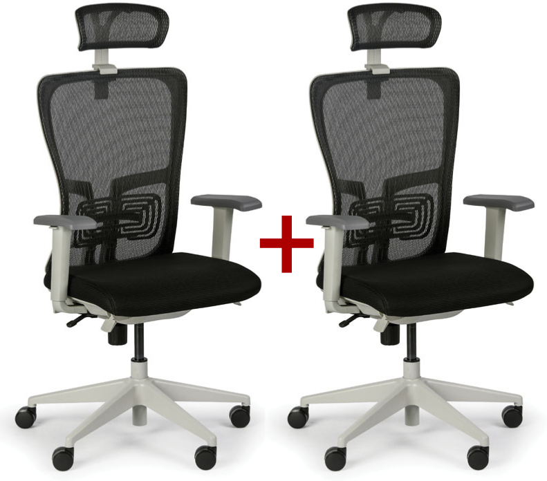 B2B Partner Bürostuhl GAM 1+1 GRATIS, schwarz