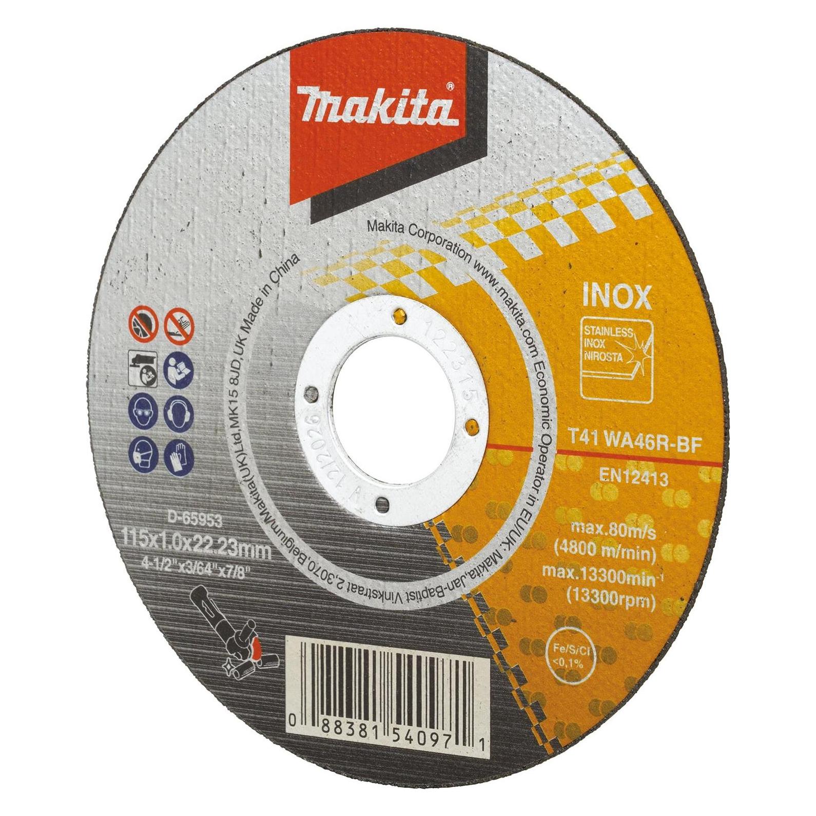 Makita Trennscheibe 115x1,2mm INOX (D-65953)