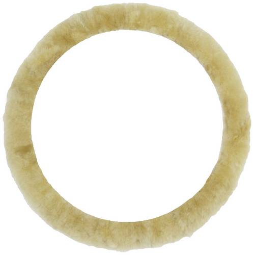 IWH Lenkradbezug (L x B x H) 350 x 350 x 40 mm Echtes Lammfell Beige 35 - 41 cm
