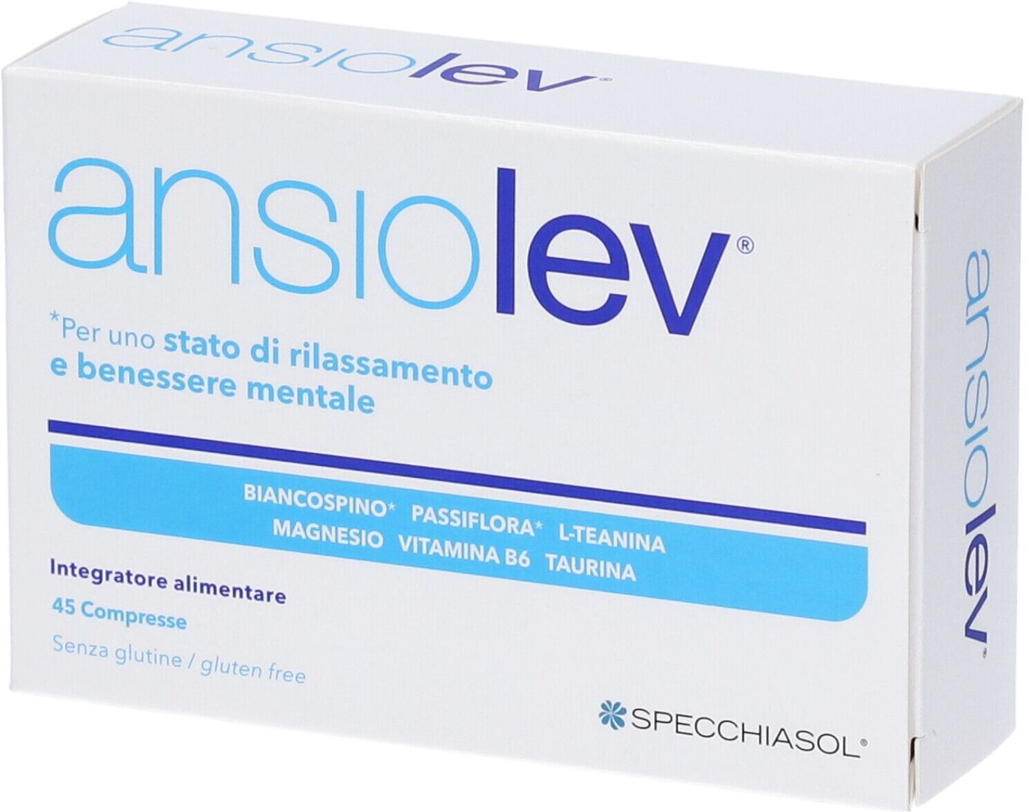 SPECCHIASOL Srl Specchiasol, Ansiolev, 45 Compresse