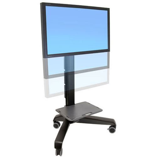Ergotron 24-192-085 Neo-Flex Mobile MediaCenter UHD mobiler Ständer schwarz