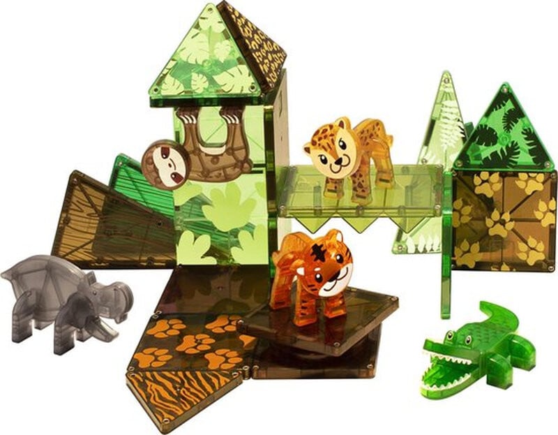 MAGNA-TILES Jungle Animals set, 25-delig