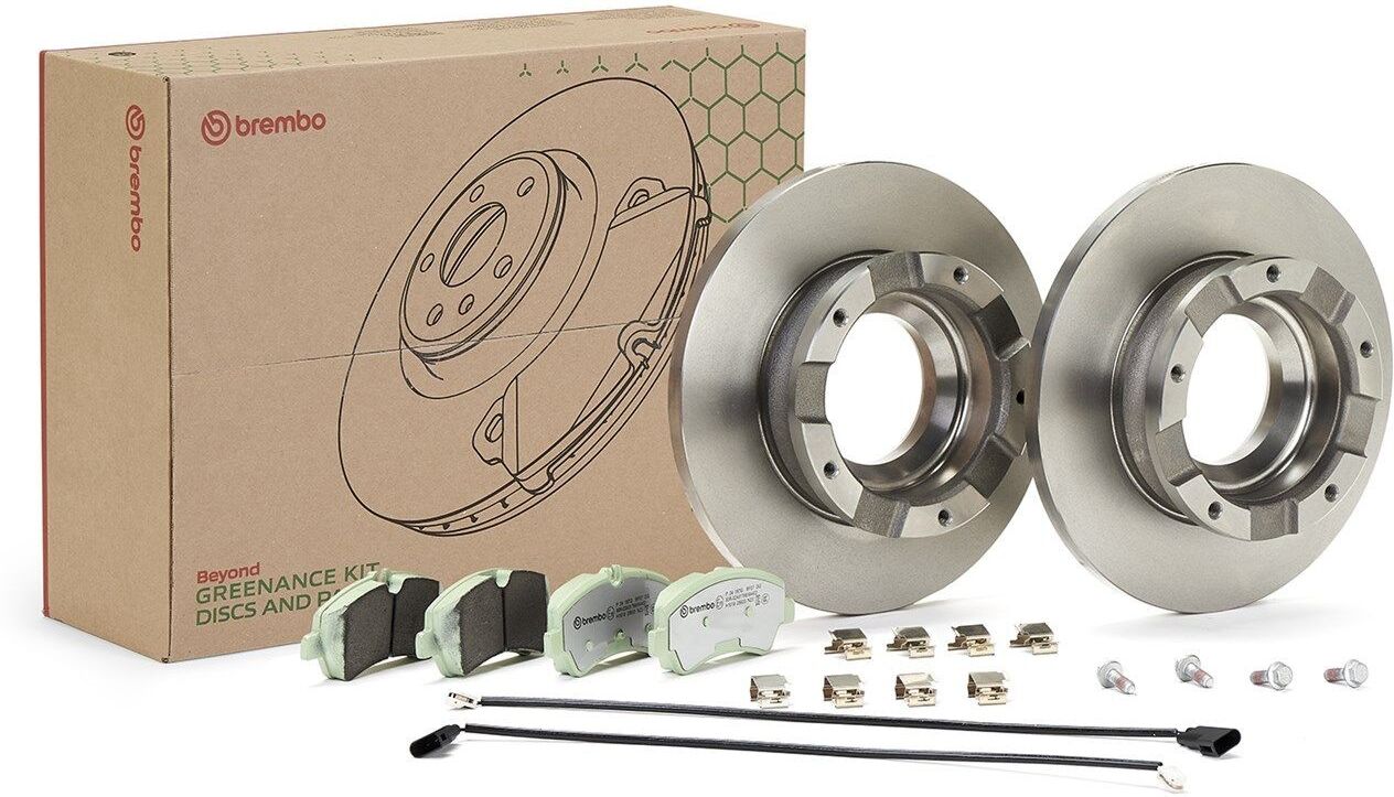 BREMBO KT 10 061 Bremseskiver og klodser