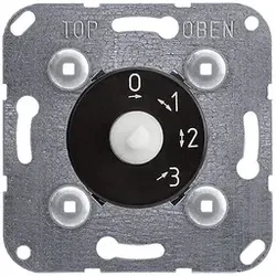 ELSO 3-Stufenschalter-Einsatz mit 0-Stellung, 1-polig 10 A, 250 VAC