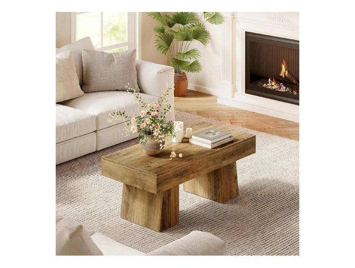 LuxusKollektion Couchtisch Couchtisch 120cm Holz Bauernhausstil (1-St)