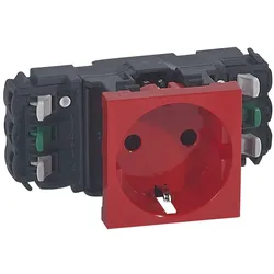 Legrand 077411 Mosaic Steckdose 1-fach DLP Farbe: Rot