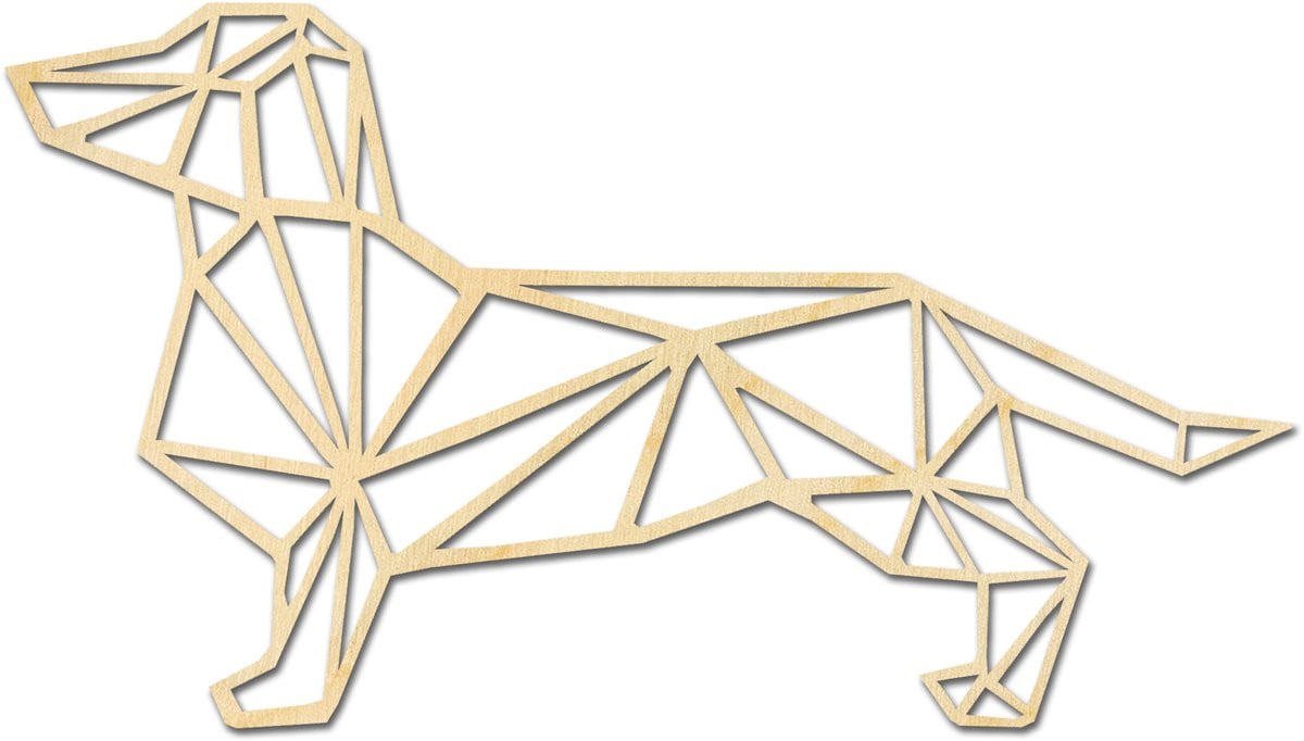 Geometrische Tekkel Wanddecoratie voor Volwassenen