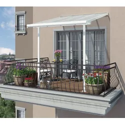 Palram - Canopia Aluminium Terrassenüberdachung Sierra | Weiß | 228x225x300 cm - Weiß