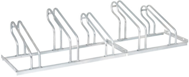 Range-vélos pour 5 vélos STIER, galvanisé, acier, 5 supports, râtelier vélo, porte vélos (904602)