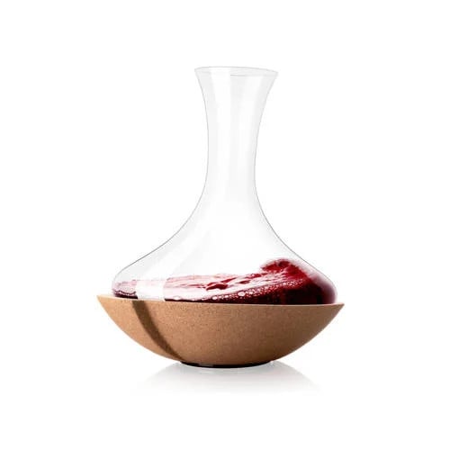 Vacu Vin Swirling Decanteerkaraf van Kristalglas, 1 liter