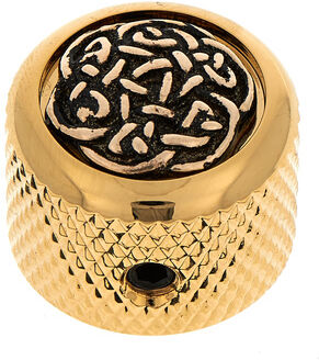 Q-Parts Dome Potiknob Celtic Weave G