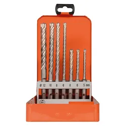Projahn ROCKET 5 Hammerbohrer - SDS-plus - Metall-Kassette - 7-teilig