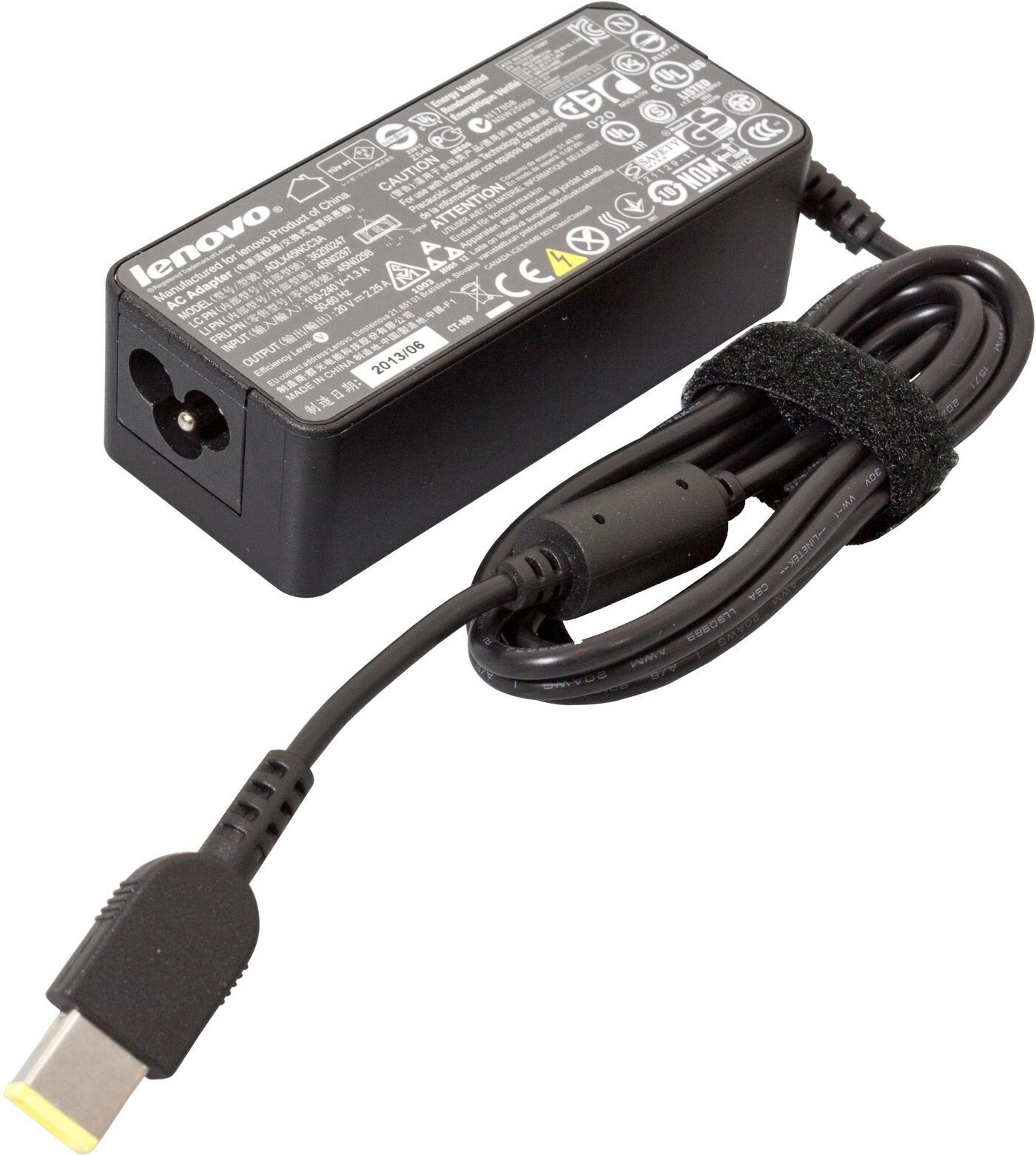 Lenovo 45N0294 45W 20V 2.25A AC Adapter (3-pin mains inlet)