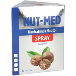 NUT Med Muskatnuss Hautöl Spray 3X55 ml