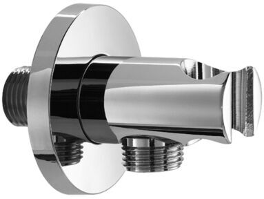 Herzbach Living Spa Brauseanschlussbogen 11.685200.1.01 mit starrem Halter, chrom