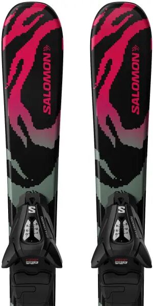 Kinderski Salomon Qst XS + C5 GW (70cm - Schwarz)