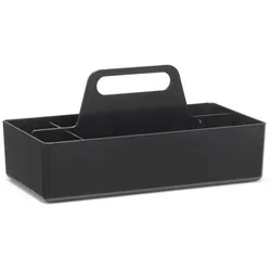 Vitra Utensilienbehälter Toolbox RE basic dark schwarz, Designer Arik Levy, 32.7x16.7 cm