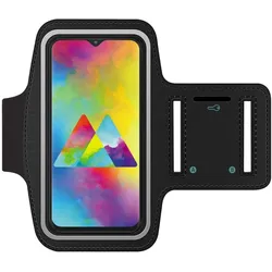 SmartFitness Samsung Galaxy M20 Handy Sport Armband, Smartphone Sportarmband, Schwarz