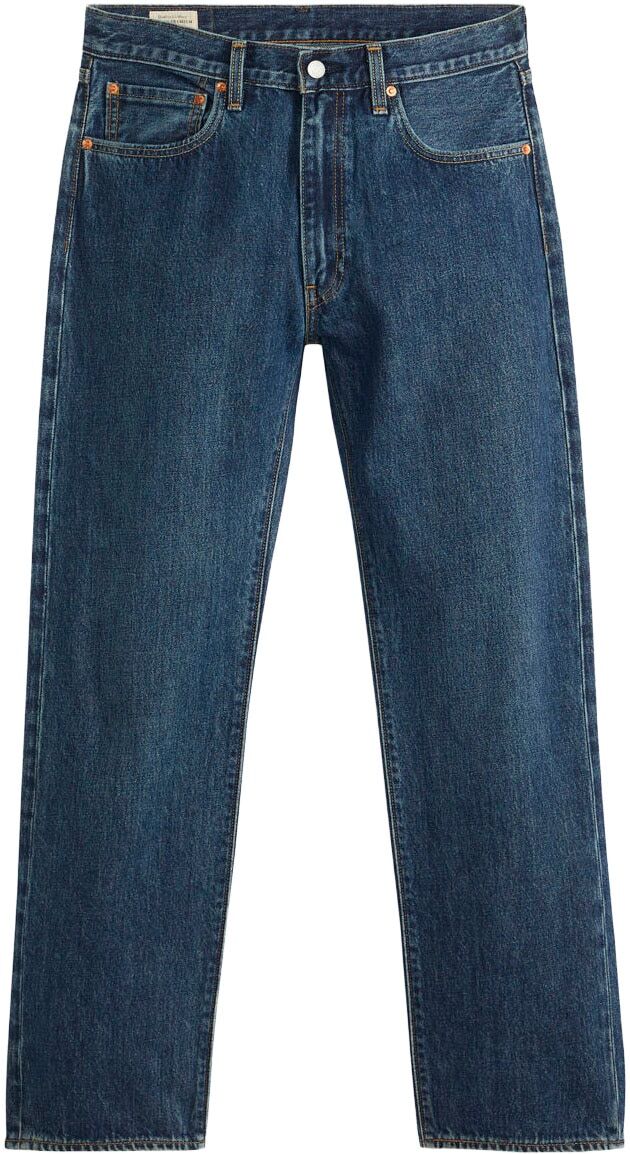 5-Pocket-Jeans LEVI'S "555 RELAXED STRAIGHT", Herren, Gr. 30, Länge 32, blau (check the score), Denim/Jeans, Obermaterial: 100% Baumwolle, relaxed fit, Jeans 5-Pocket-Jeans check the score 30, Länge 32