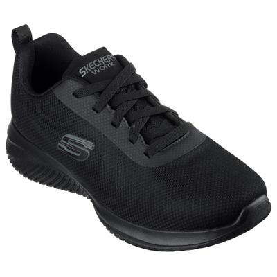 Berufsschuh SKECHERS "ULTRA FLEX 3.0 SR-DAXTIN" Gr. 45, schwarz, 45, Textil, Schuhe, Schnürschuh für Gastronomie und Pflege, mit Memory Foam - schmale Form